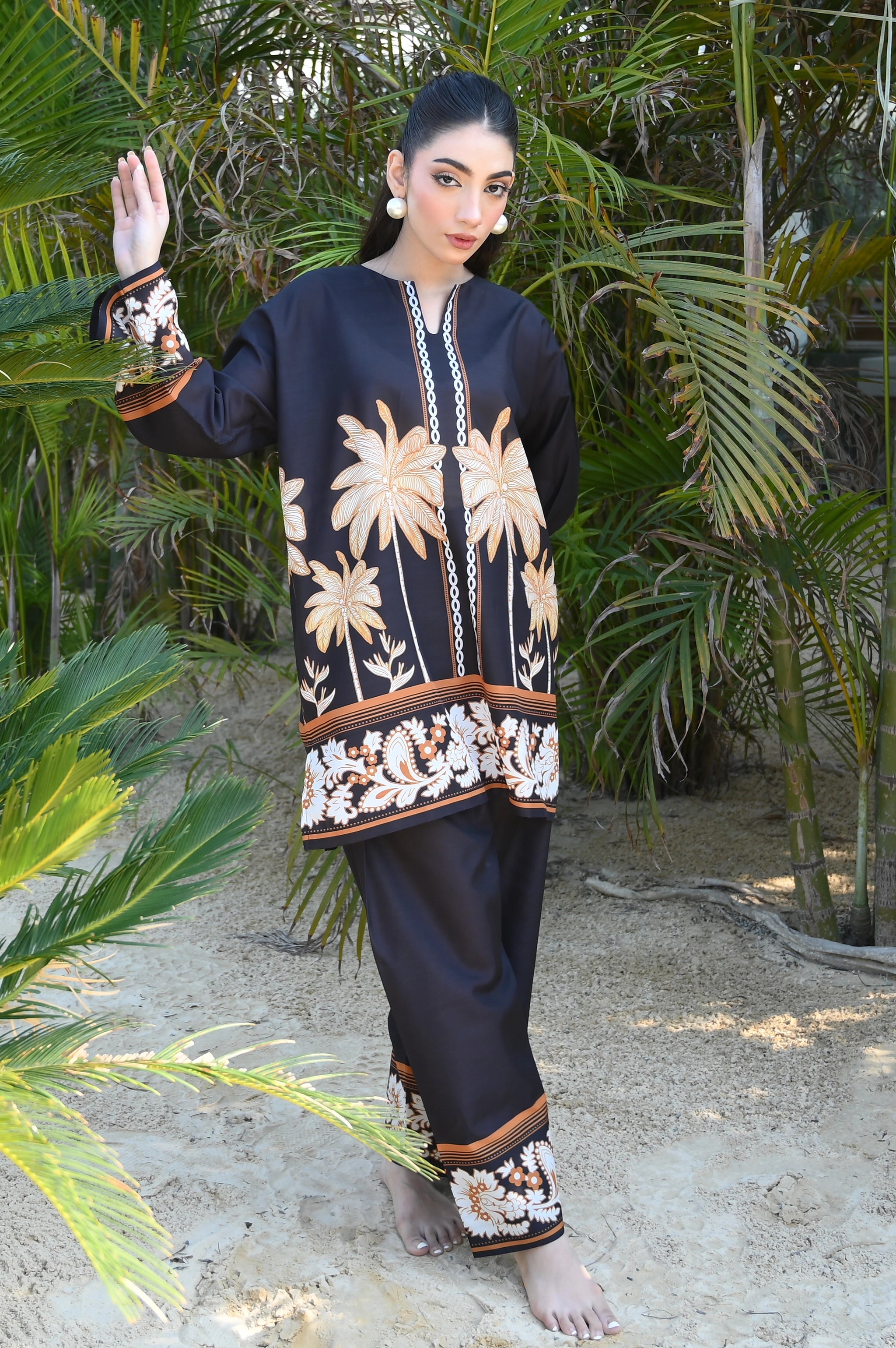 PALM HAVEN LUXURY SUMMER CO-ORD SET