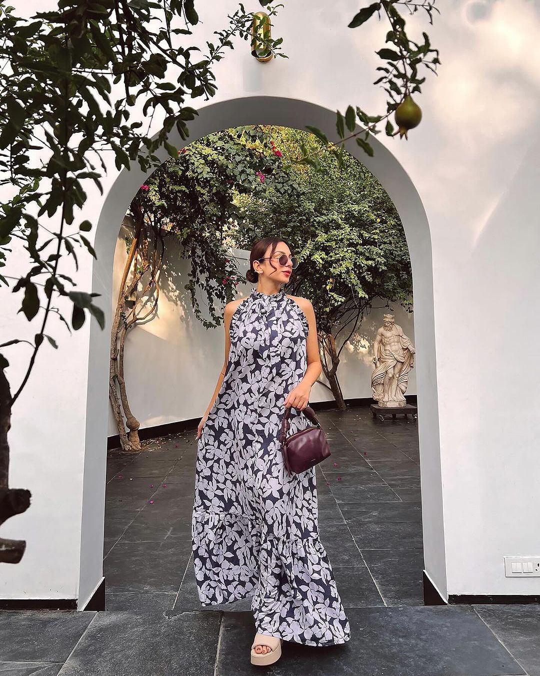 LUNA HALTER NECK MAXI DRESS