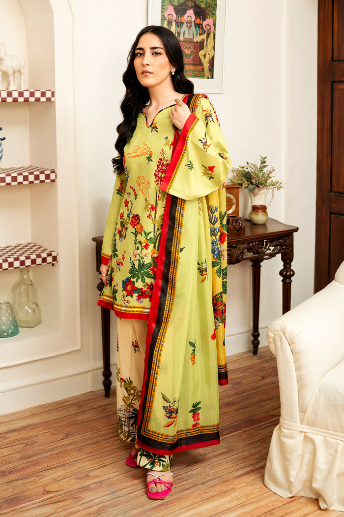 ZARIA MUSLIN KURTA SET WITH DUPATTA