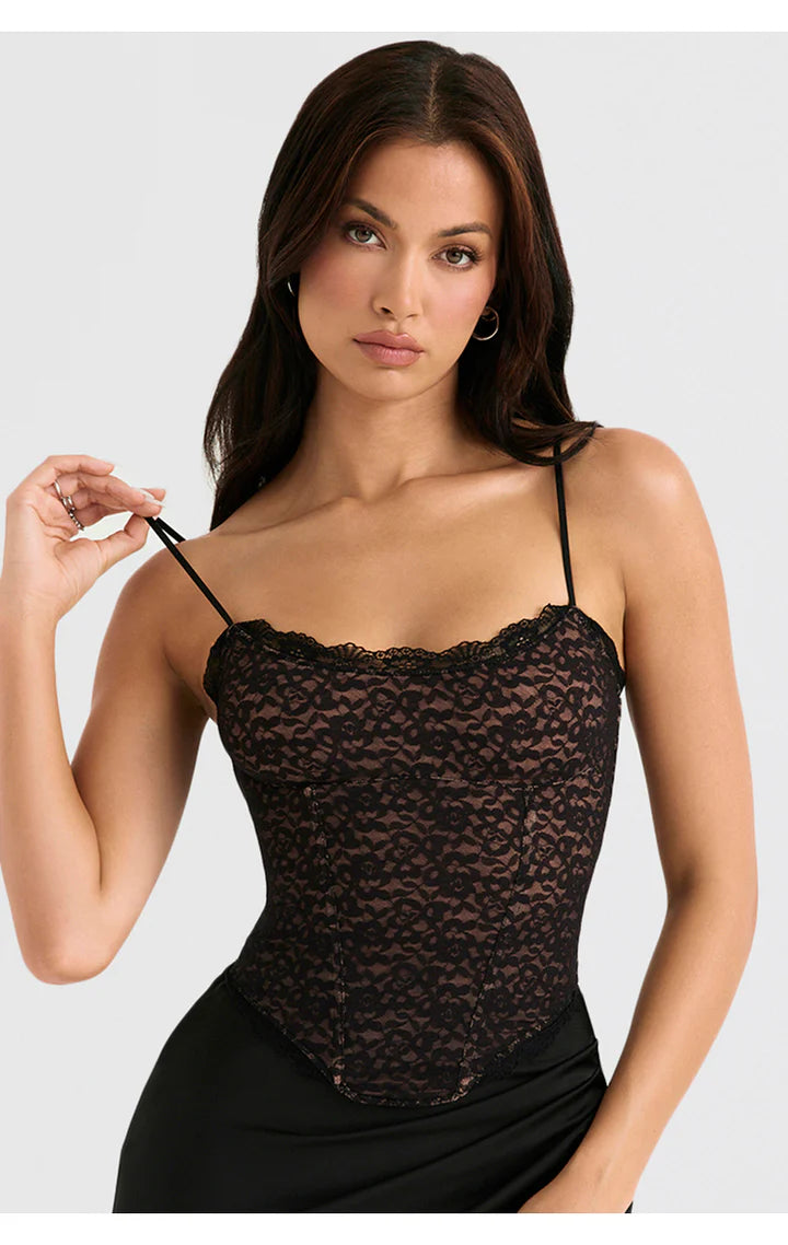 LACED UP IN SIN TOP