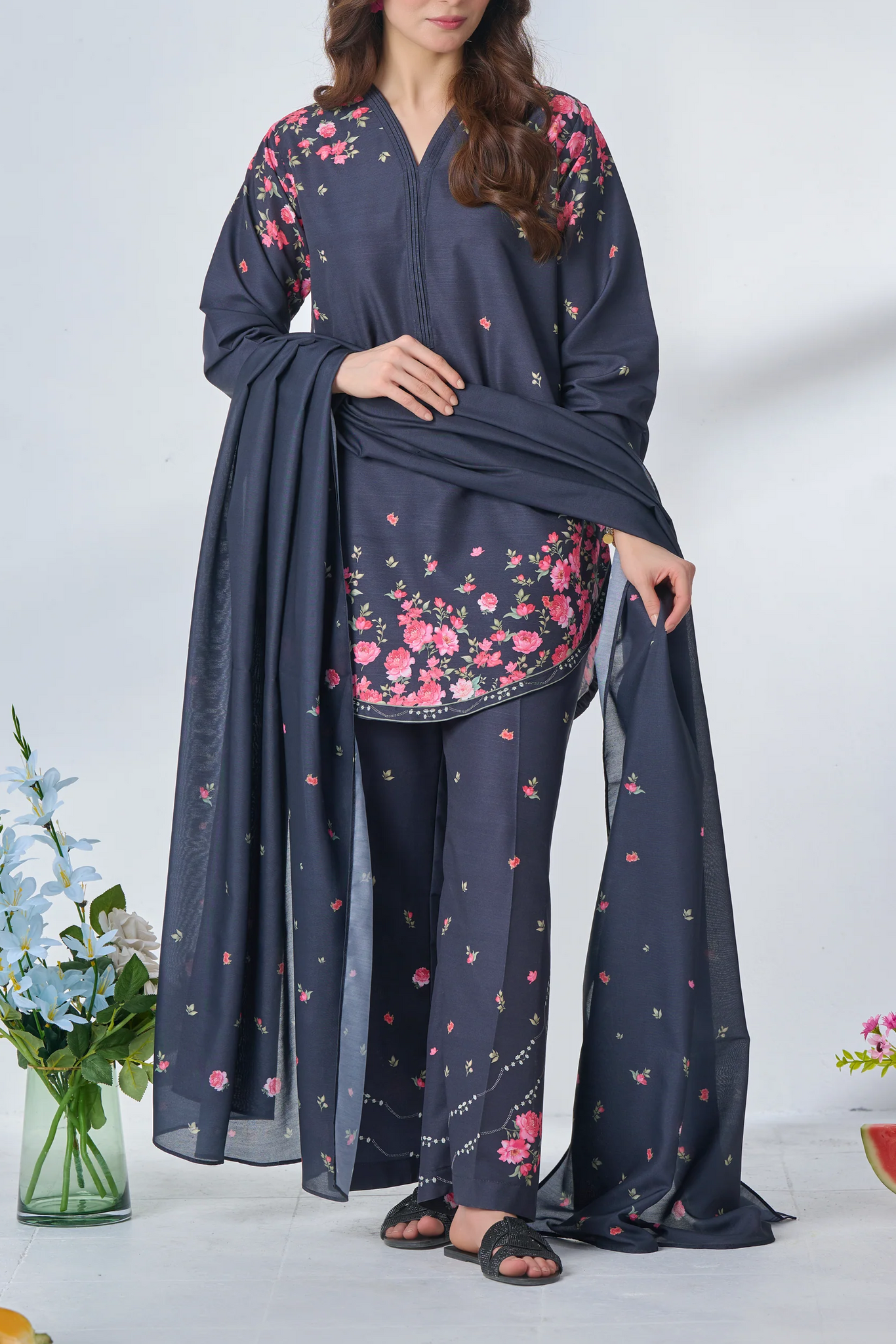 LUNAR GARDEN CORD SET WITH DUPATTA