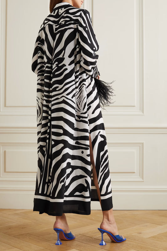 SAFARI ELEGANCE MIDI DRESS