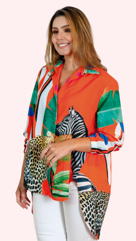 WILD SAFARI PRINTED SHIRT