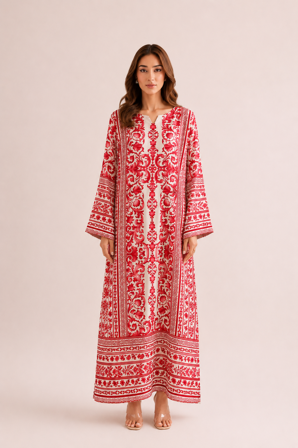 ROYAL BLUSH BAROQUE LUXE KAFTAAN