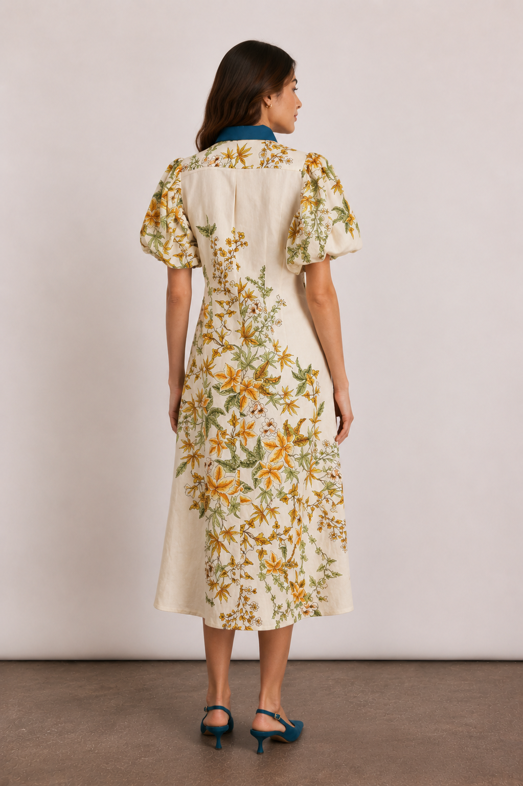FLORAL PUFF DRESS