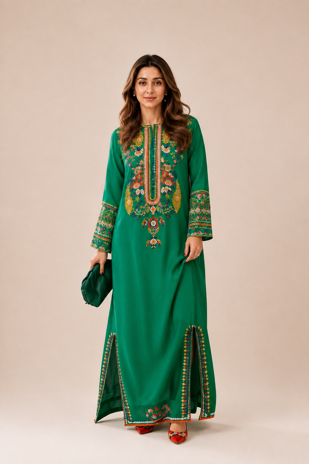 Emerald Heirloom Kaftan