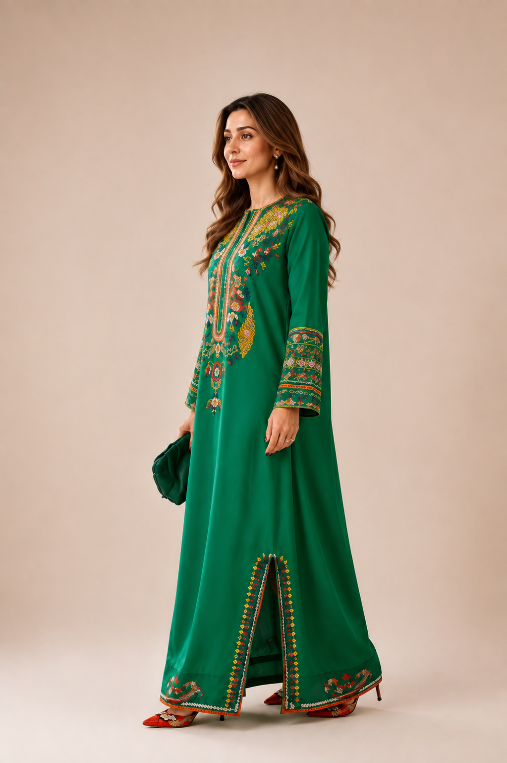 Emerald Heirloom Kaftan