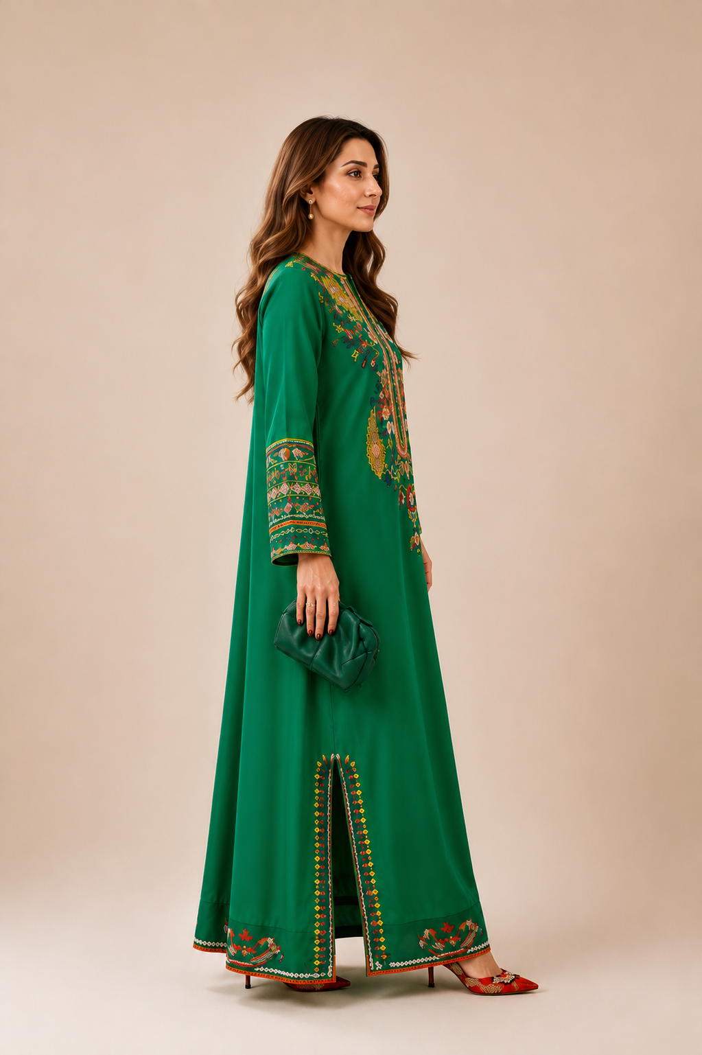 Emerald Heirloom Kaftan