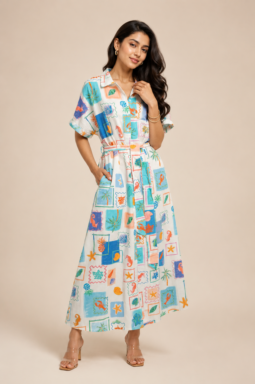 COASTAL SHIRT DRESS