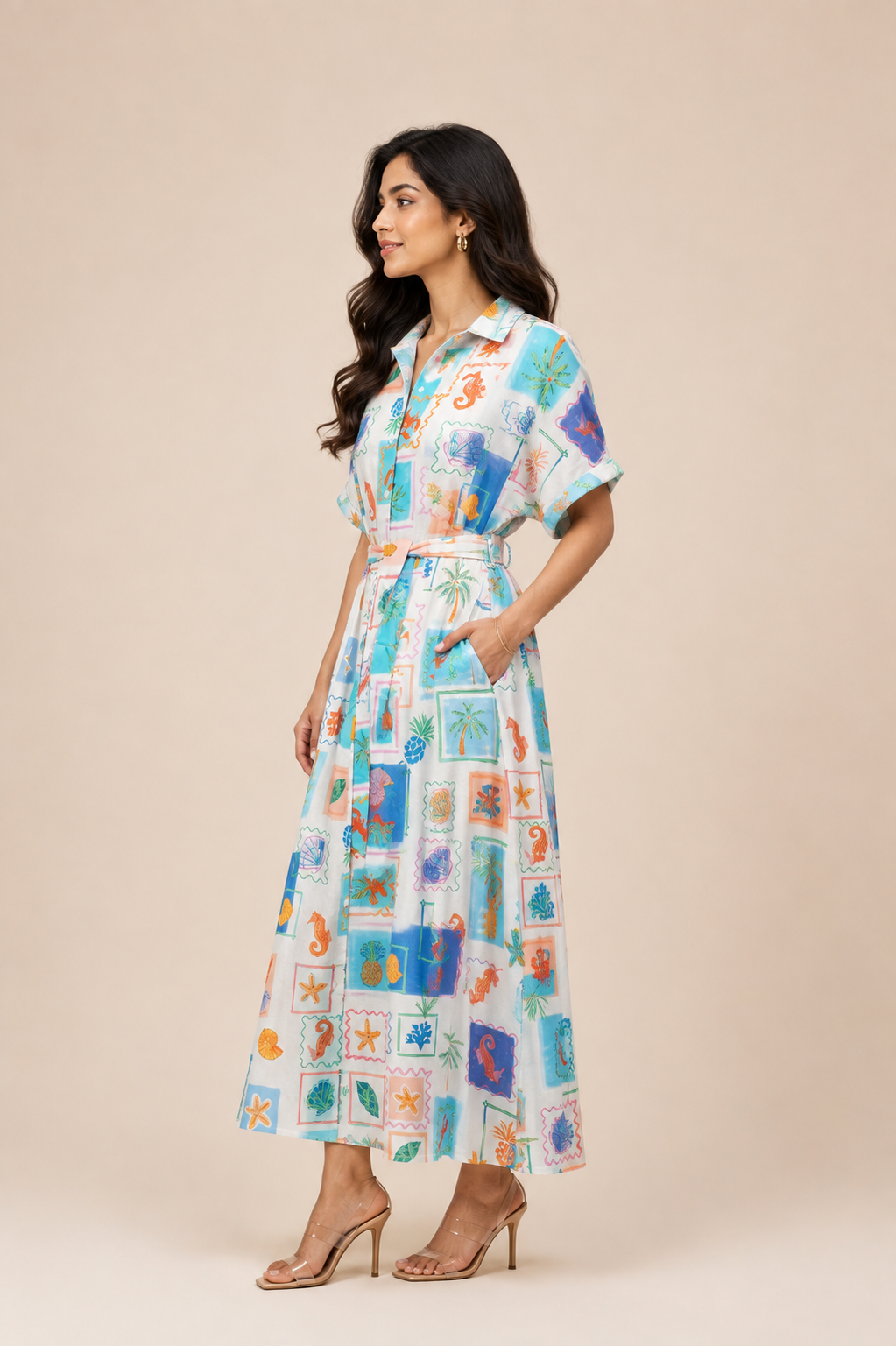 COASTAL SHIRT DRESS