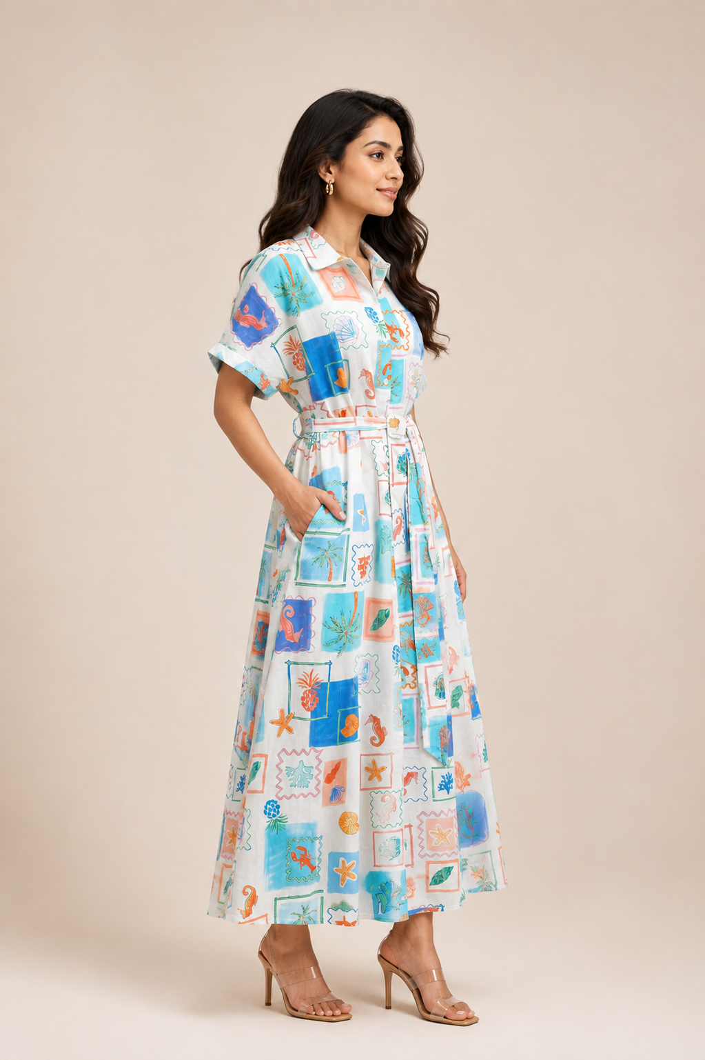COASTAL SHIRT DRESS