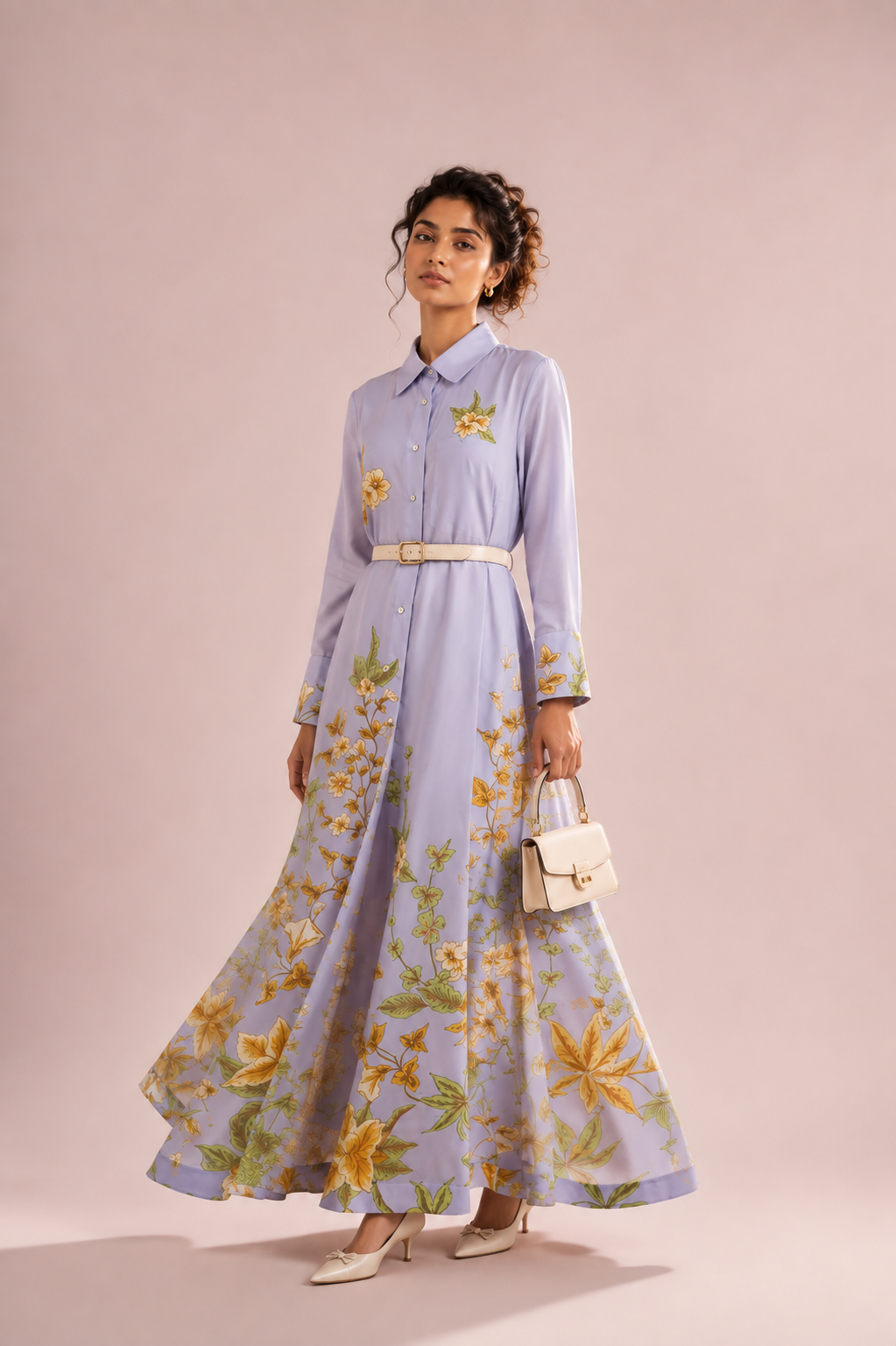 LILAC DRIFT DRESS
