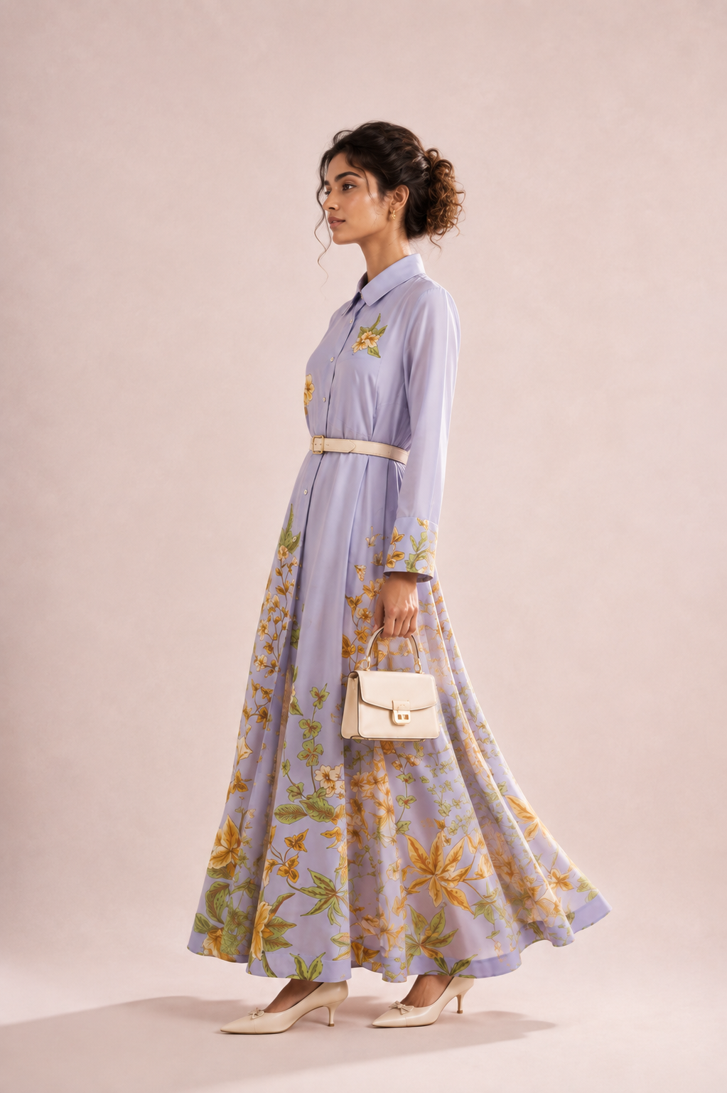 LILAC DRIFT DRESS