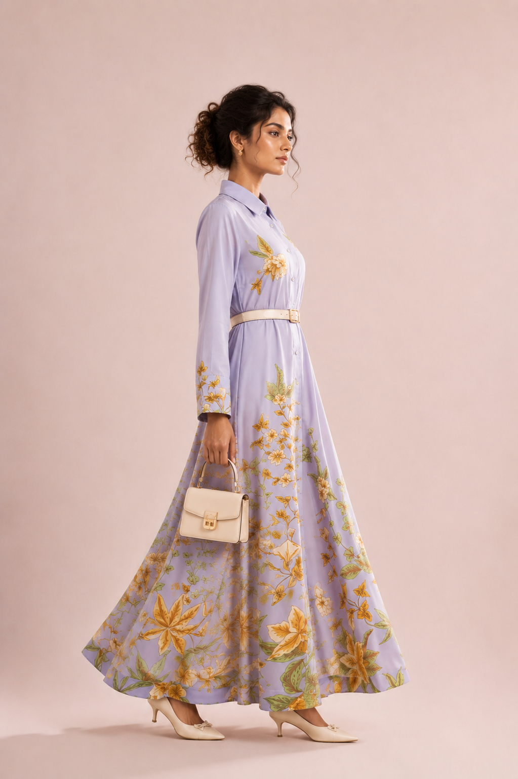 LILAC DRIFT DRESS
