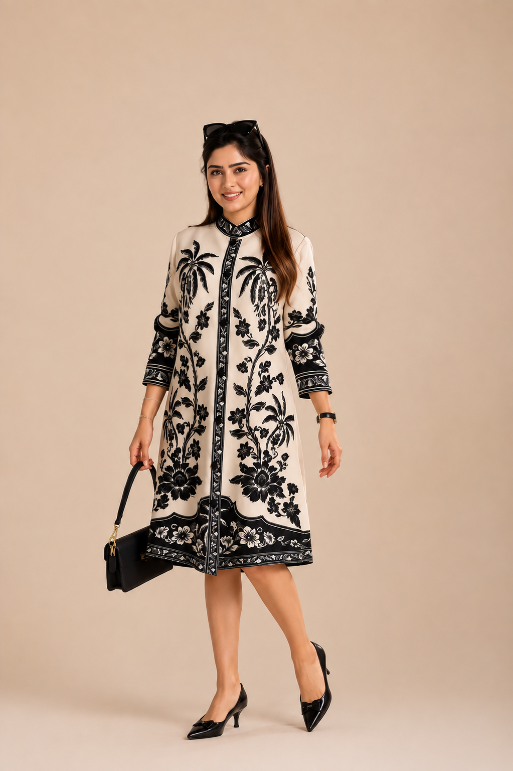 PALM NOIR SHIRT DRESS