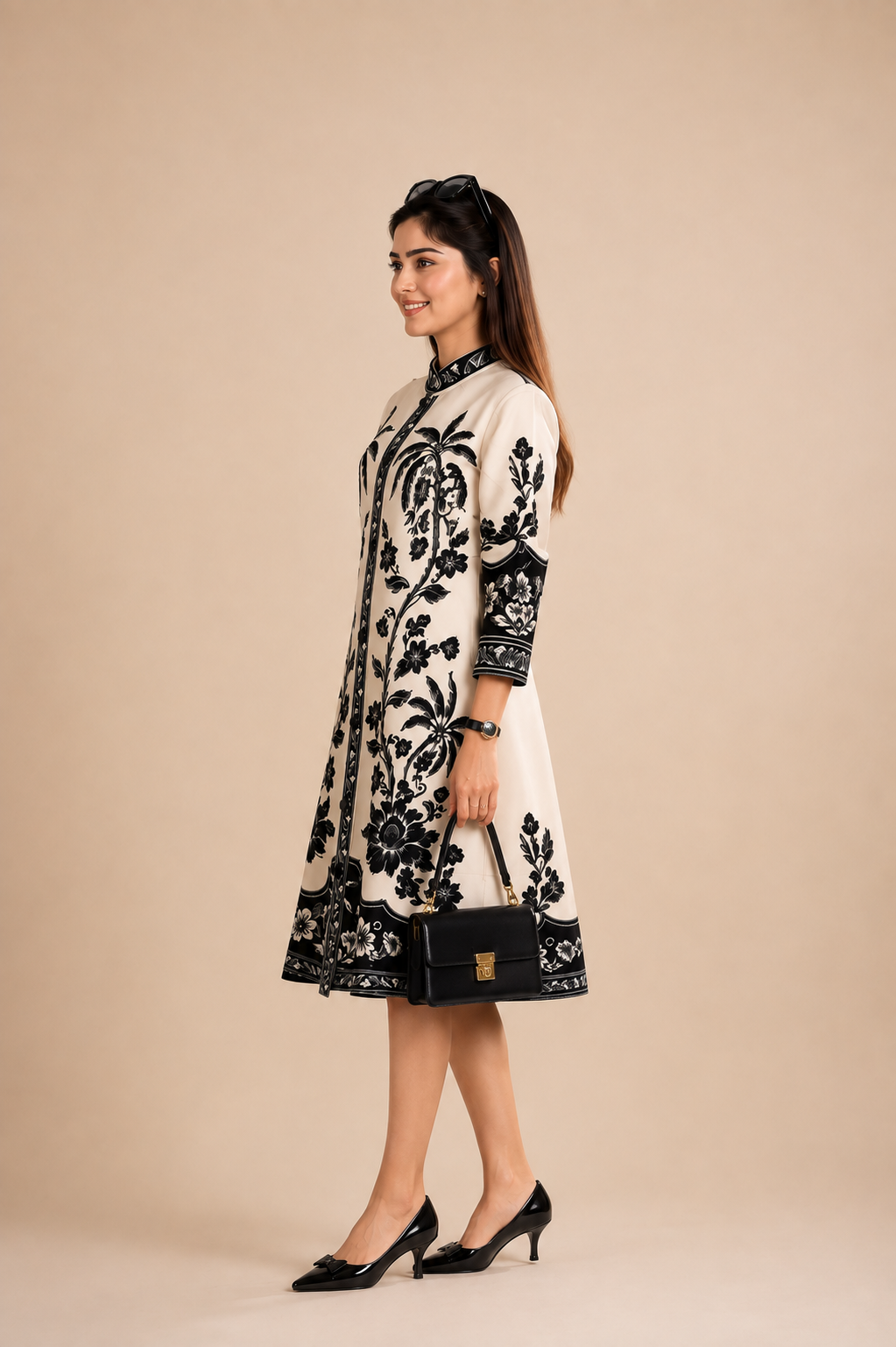 PALM NOIR SHIRT DRESS