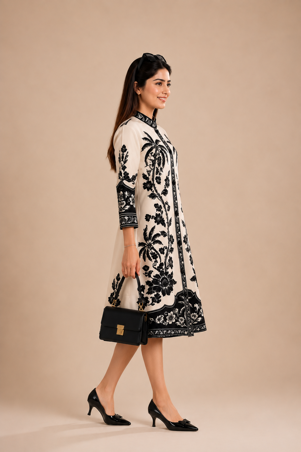 PALM NOIR SHIRT DRESS