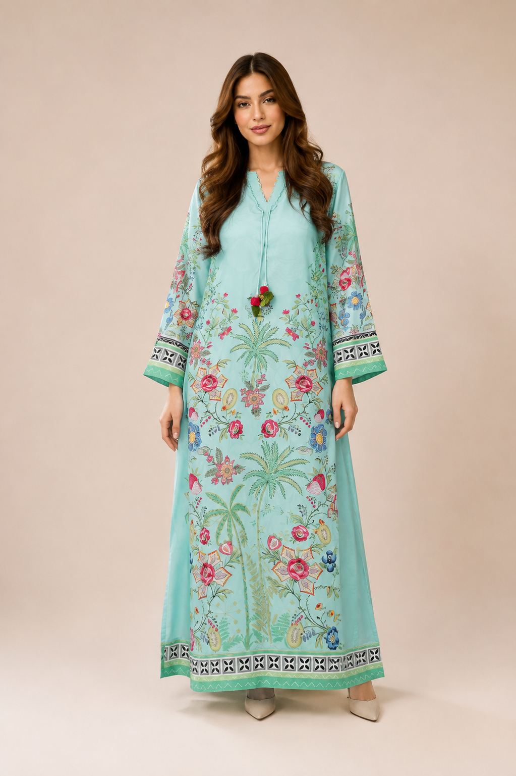 ELARA BOTANIC LUXE KAFTAN