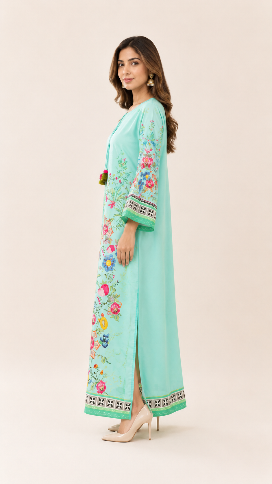 ELARA BOTANIC LUXE KAFTAN