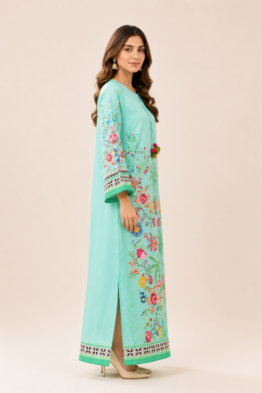 ELARA BOTANIC LUXE KAFTAN