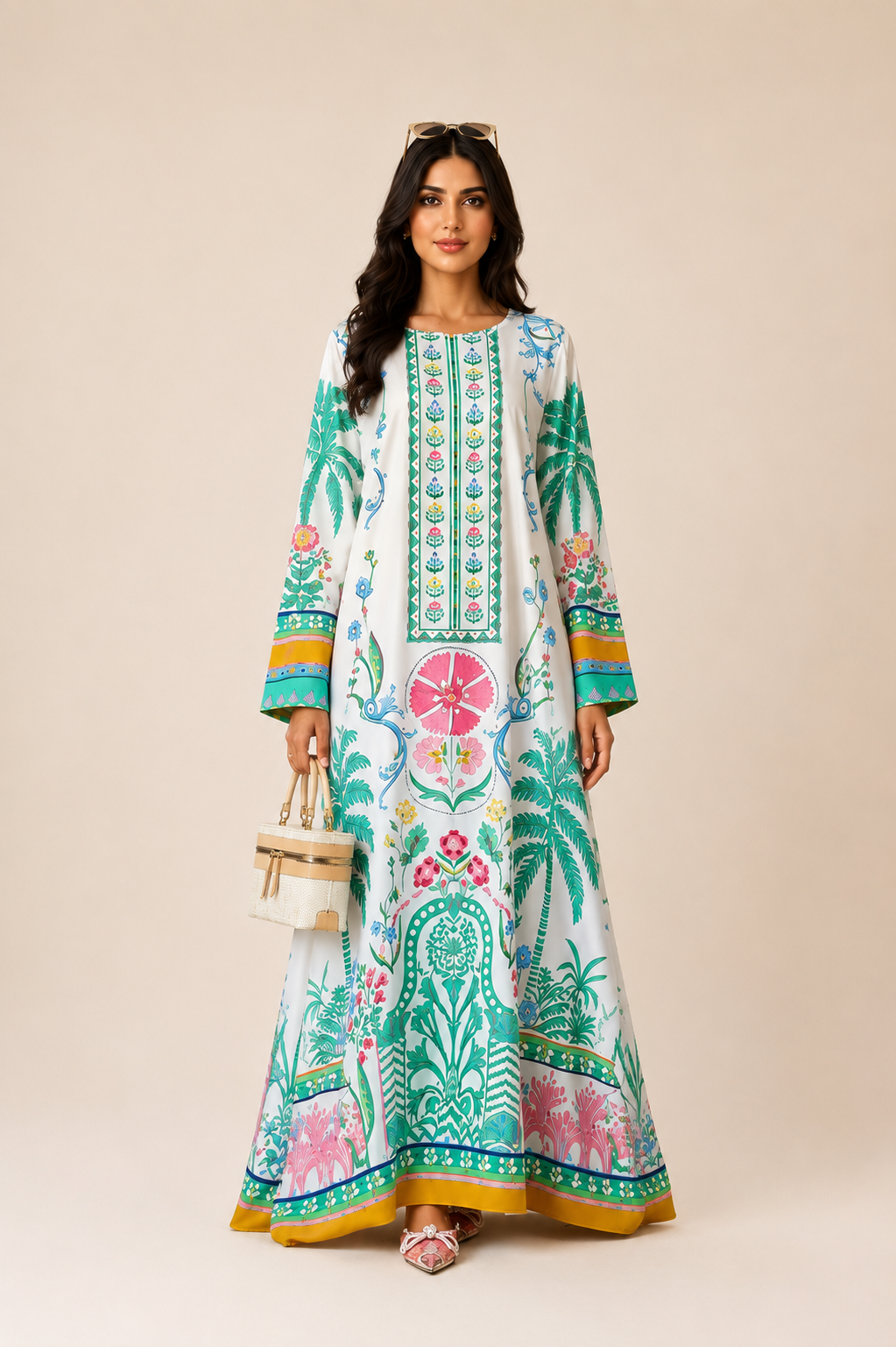 BOTANICA MINT BLOOM KAFTAN