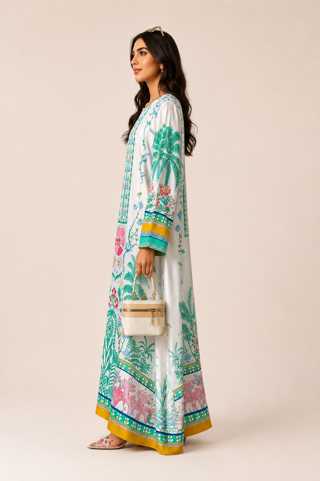 BOTANICA MINT BLOOM KAFTAN