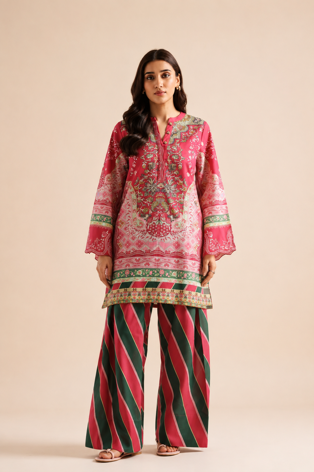 GULNAAR BLOOM FARSHI CORD SET