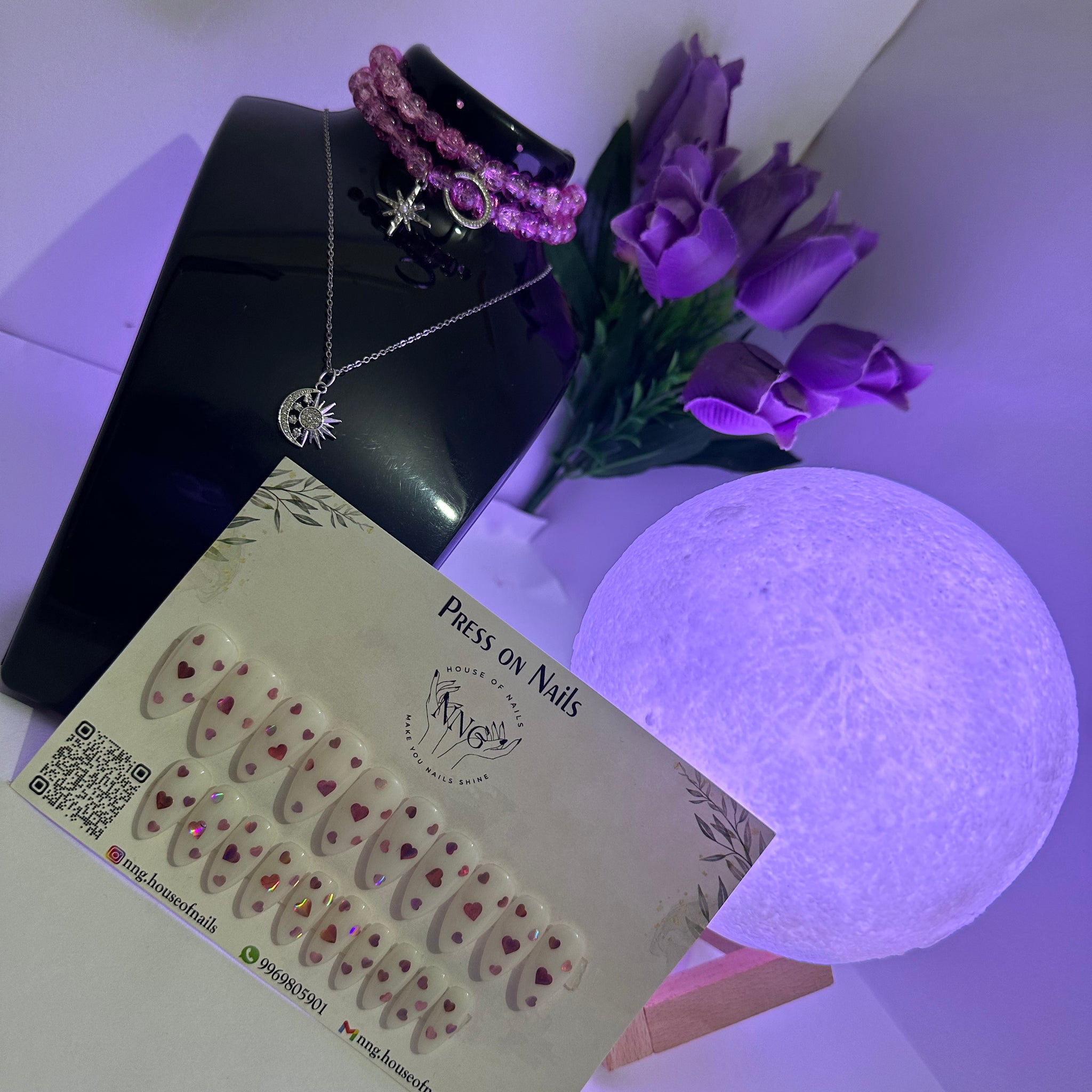 NNG ROMANCE LUXE NAIL EXTENSION & JEWELLRY COMBO