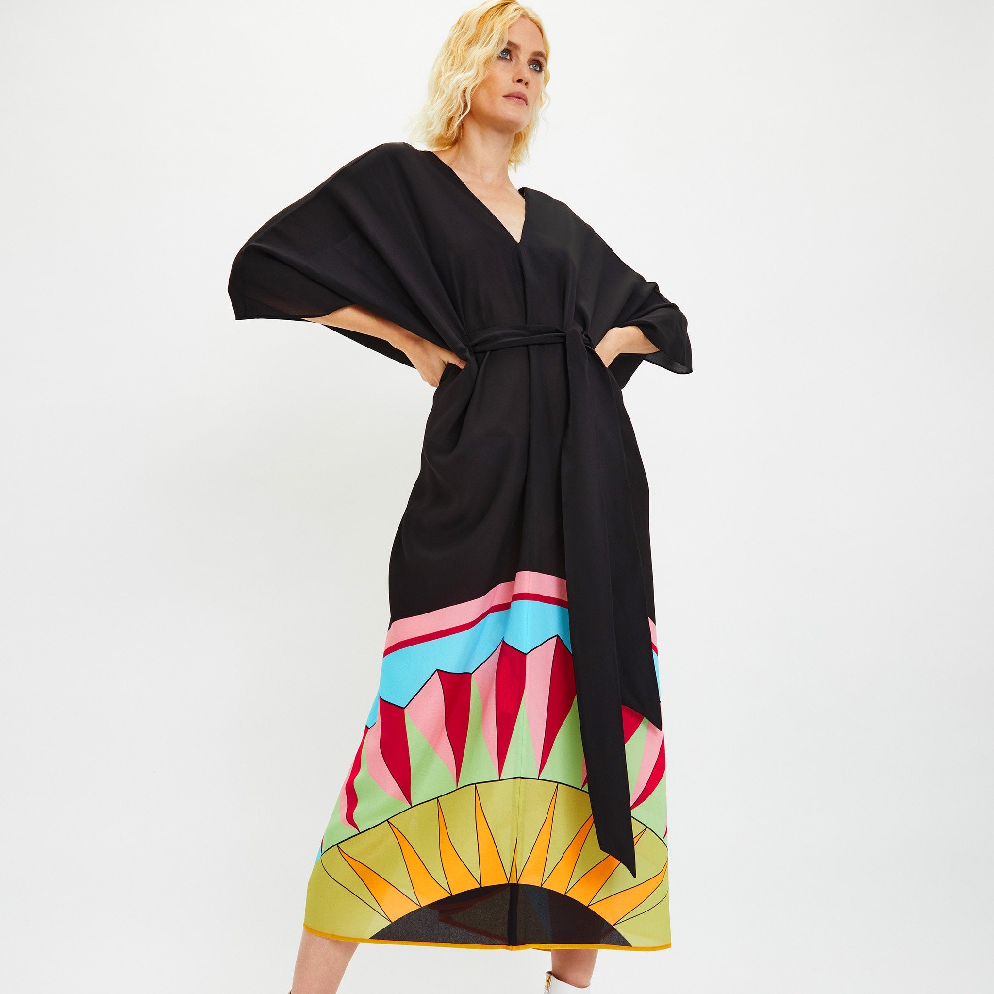 SUNSET RADIANCE KAFTAAN DRESS