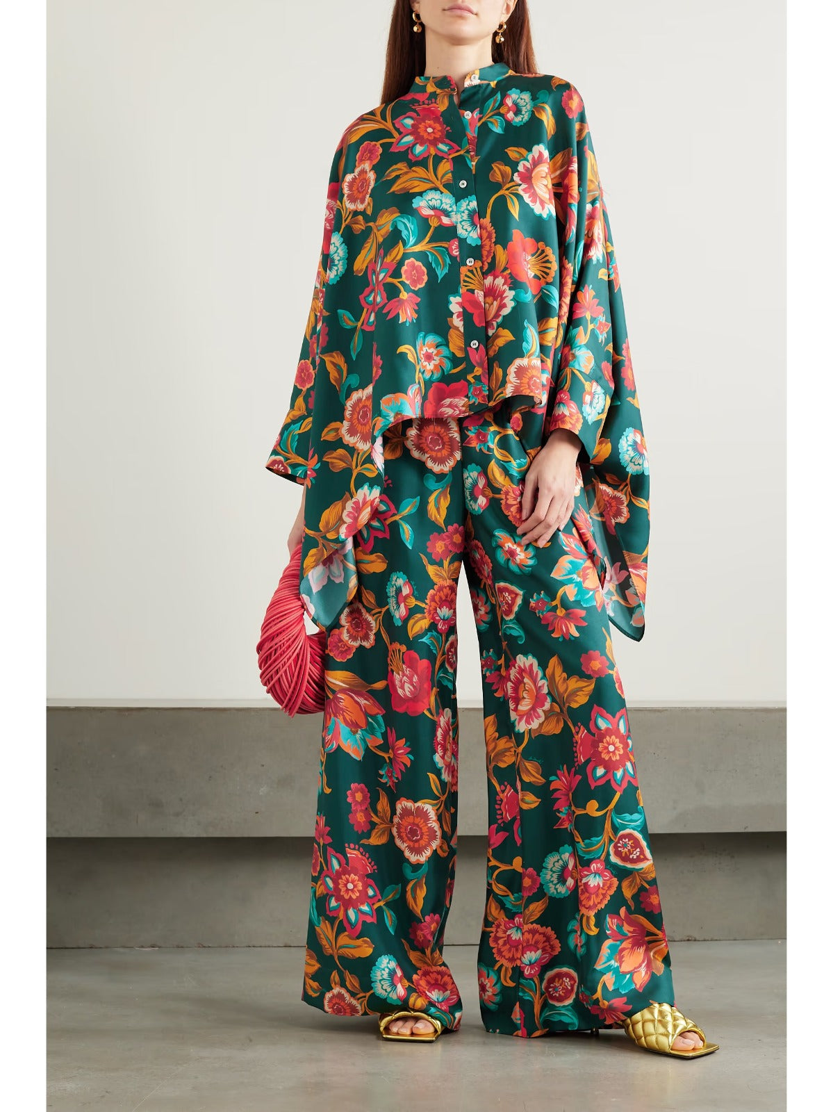 TROPICAL OPULENCE KAFTAN CO-ORD SET