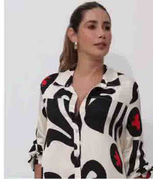 BOLD SCRIPT LONG SHIRT DRESS