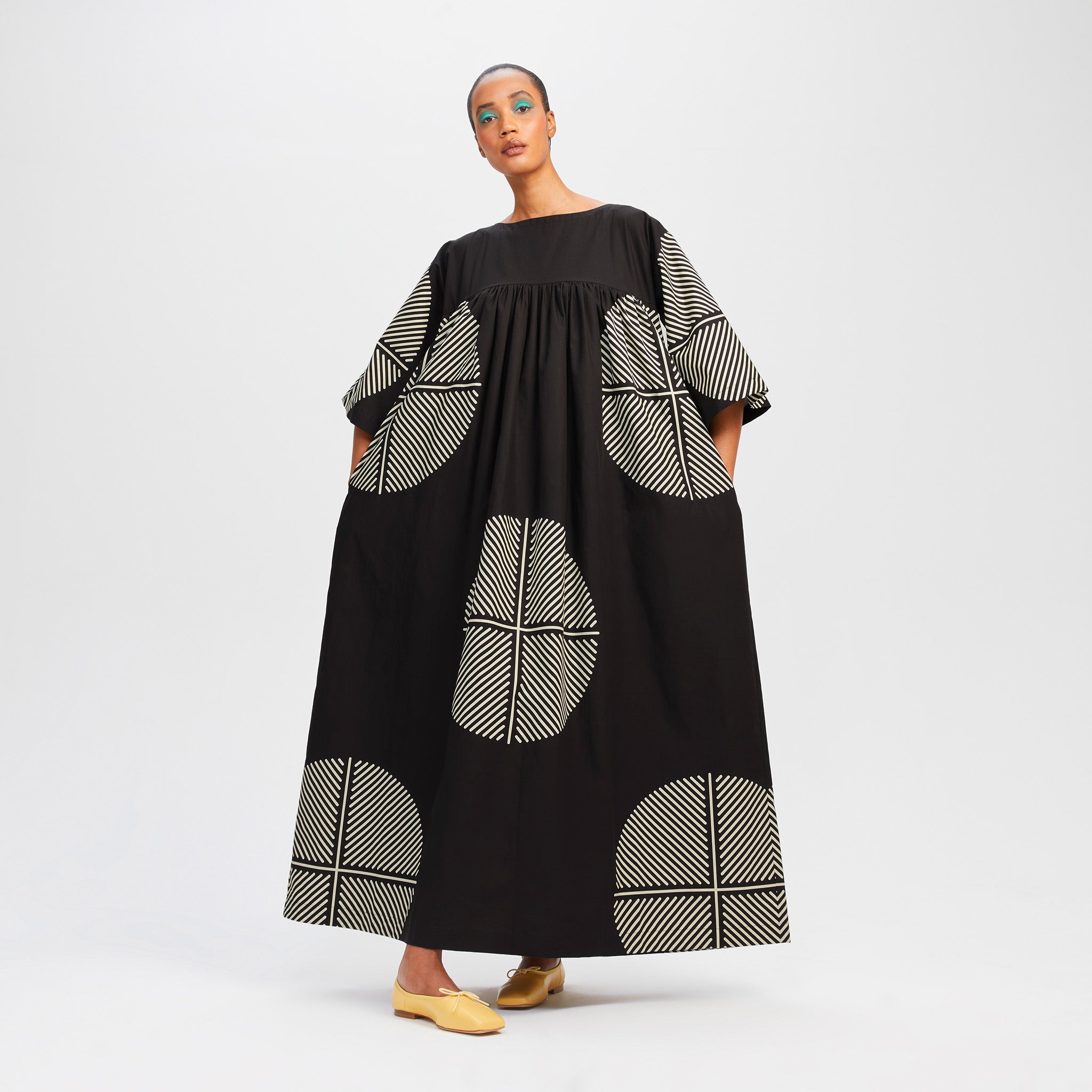 INKSPHERE COTTON MAXI DRESS