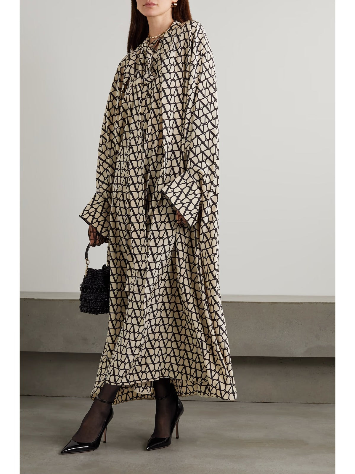 SCARLET DARK KAFTAN