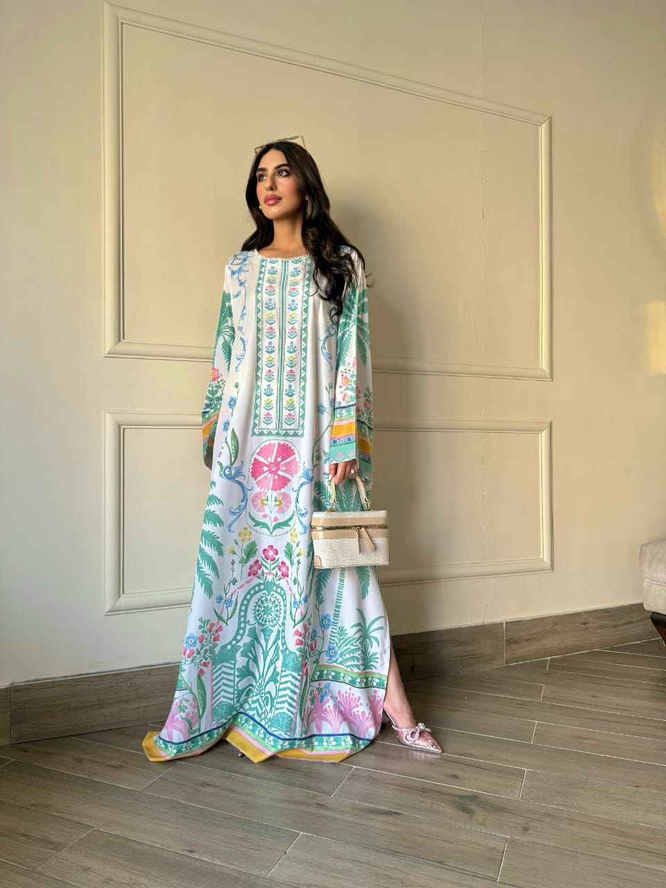 BOTANICA MINT BLOOM KAFTAN