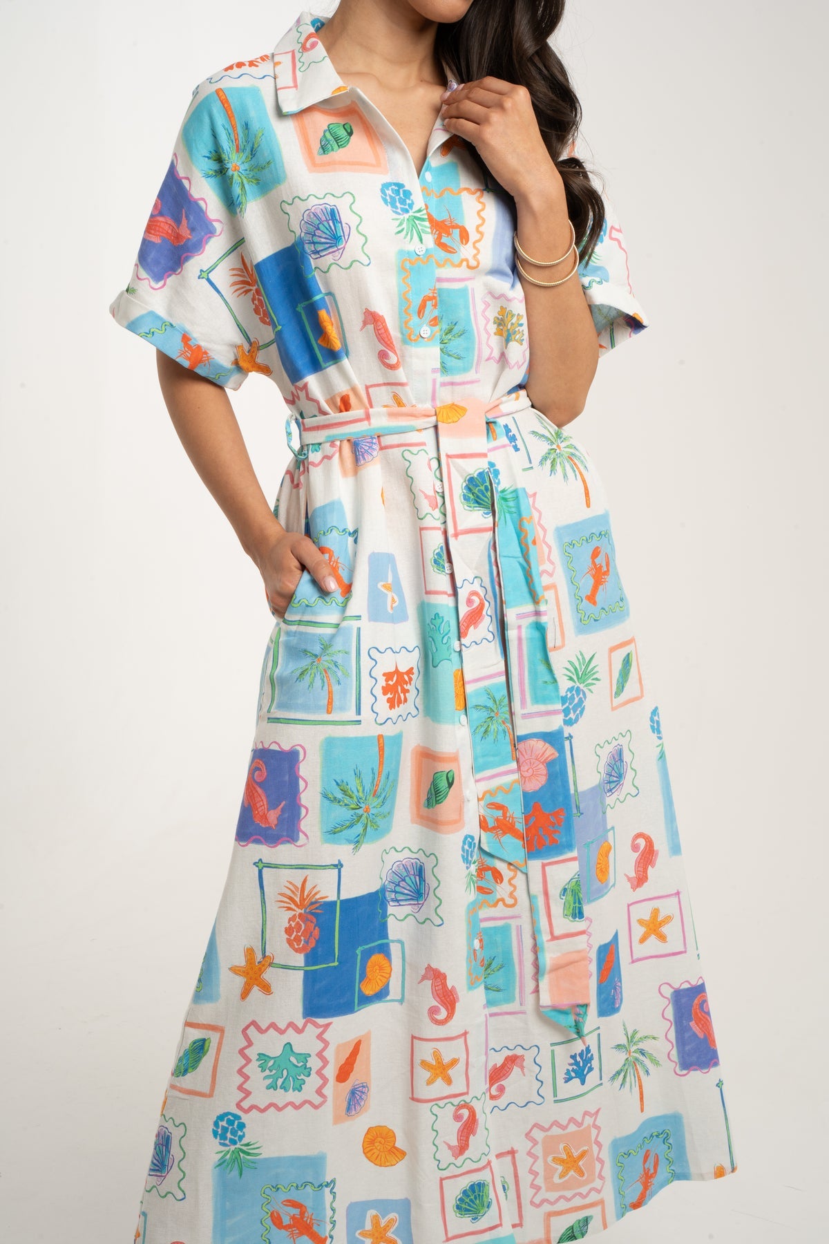 COASTAL SHIRT DRESS