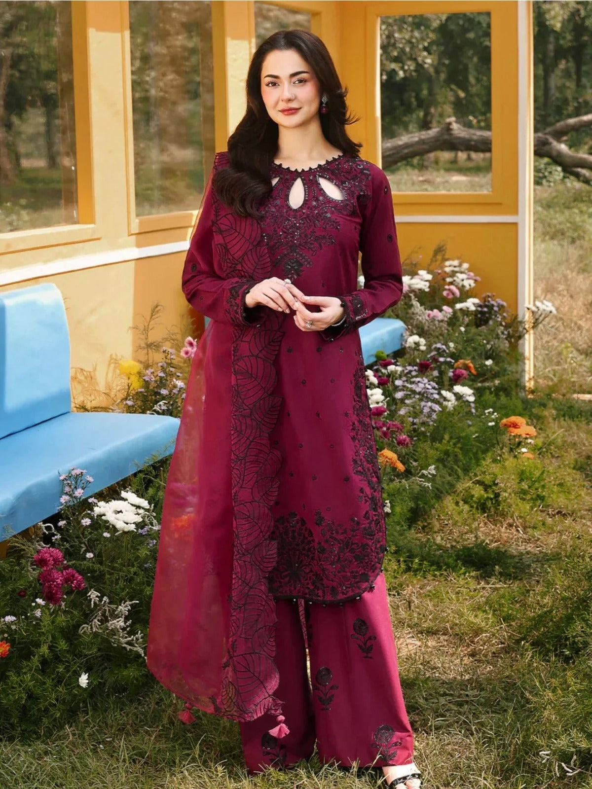 MOONBERRY ROYALE KURTA SET WITH DUPATTA