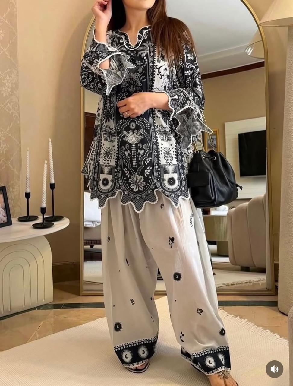 MoonShine Cutwork Farshi Set