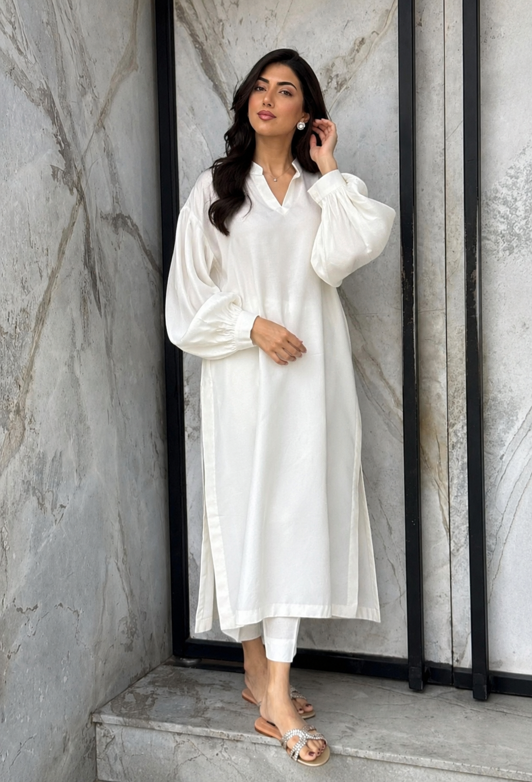 WHITE MUSE CORD SET